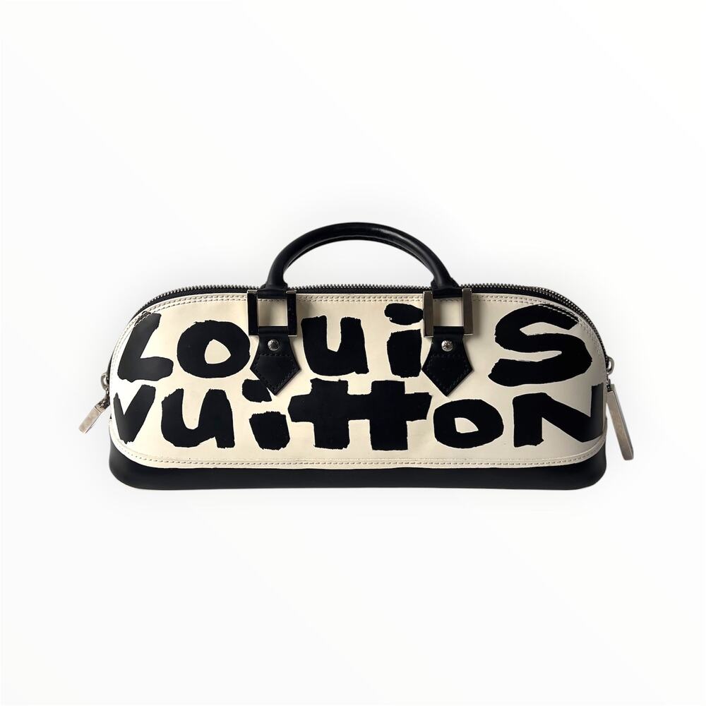 LOUIS VUITTON Graffiti Alma Horizontal Black big size